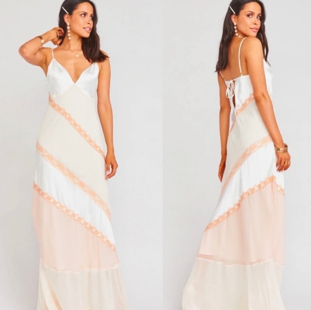 Show Me Your Mumu Allure Maxi Slip Dress Wedding/Boho